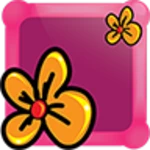 flower photo frames pro android application logo